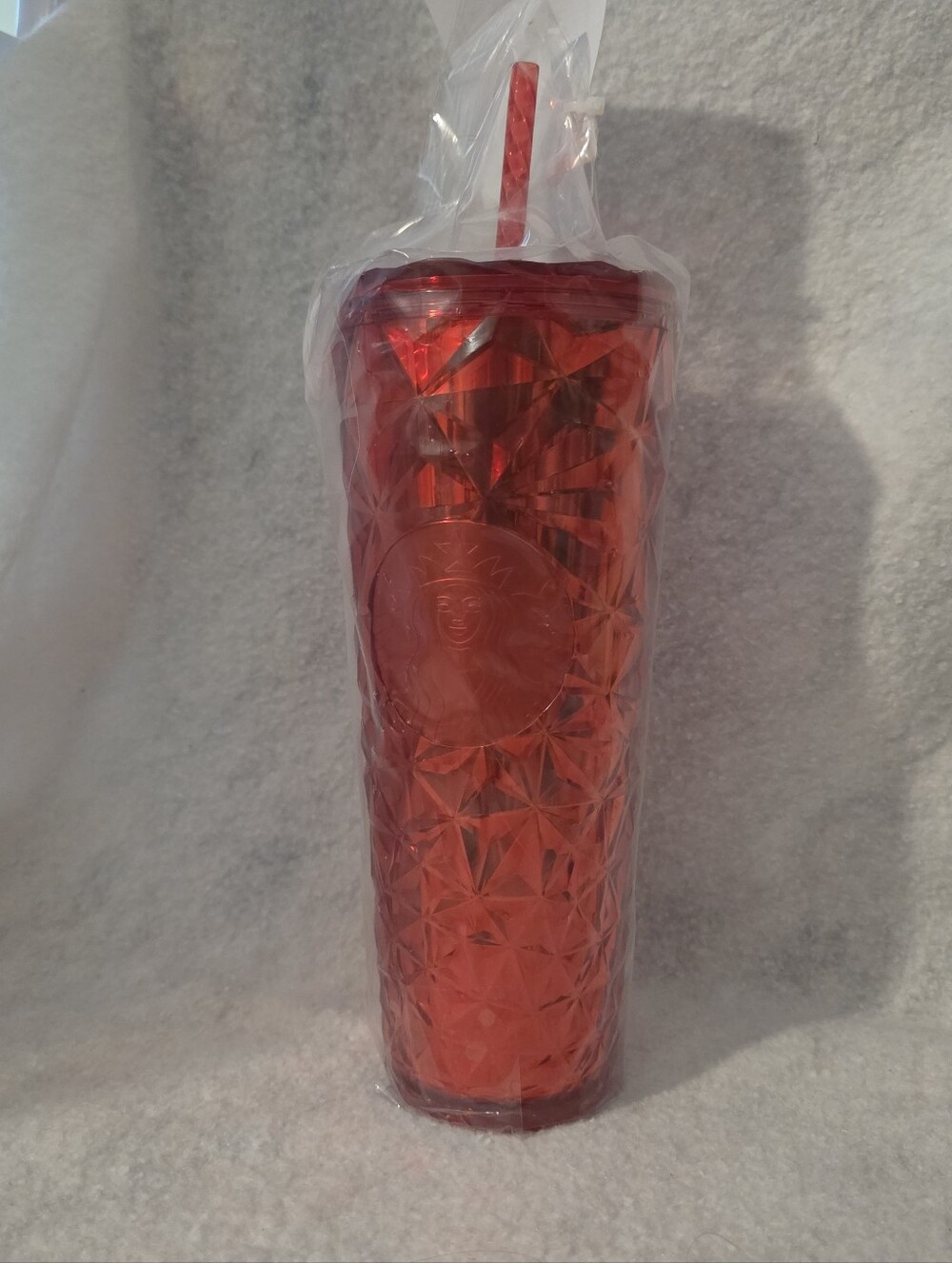Starbucks Red Tumbler with Straw